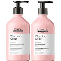 Shampoo Cabello Teñido 500ml + Acondicionador LOreal Vitamino Color